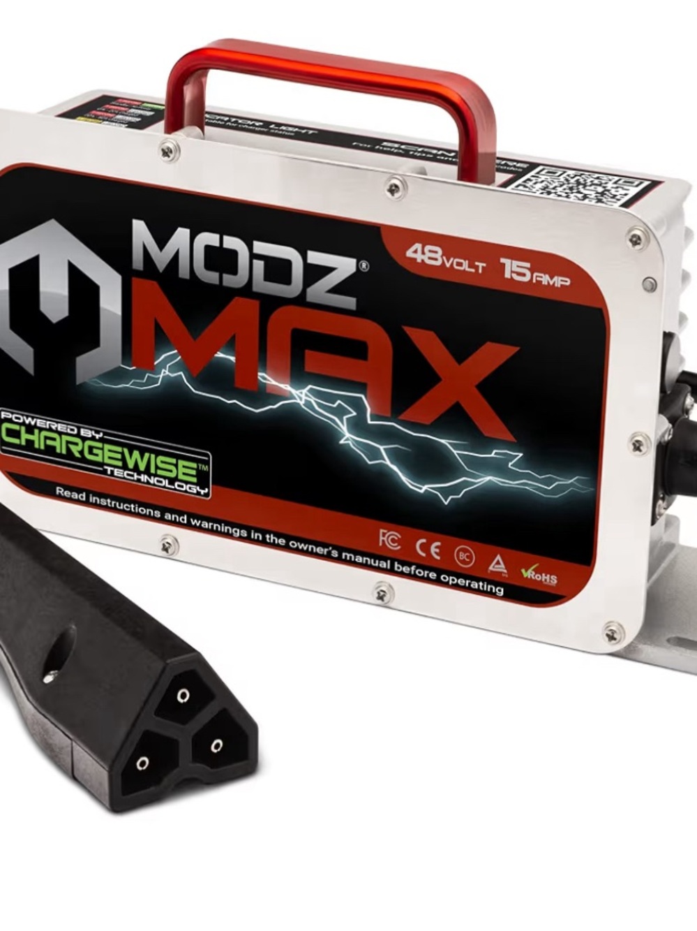 MODZ MAX 48V 15A Charger - Red Accents